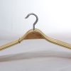 Basswood laminated wooden working suit hanger with bulk production quality