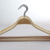Cherry wood wooden lady skirts hanger for high end market, from leading China hanger OEM factory, with trustworthy quality and competitive cheap price, suitable for wholesale and distribution.