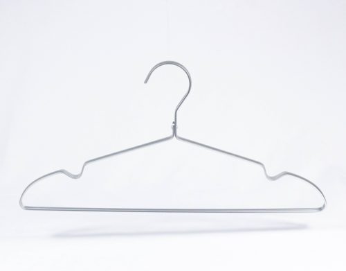 Heavy duty aluminum metal clothes coat hanger,special shape design for visual merchandising can widely not only for your garment store but also forhanger display,durable aluminum alloy ,surface smooth and eco friendly