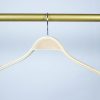anti slip laminated coat hangers for men,non-bent out,sustainable material,non-fumigation hanger,non sweat material in low humidity situations,space saving