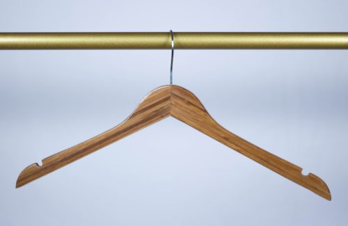 factory home decor bamboo hangers for textiles,durable and super-slim,heavy duty than normal wood hanger,nature non slip grooves shoulder,visible bamboo texture