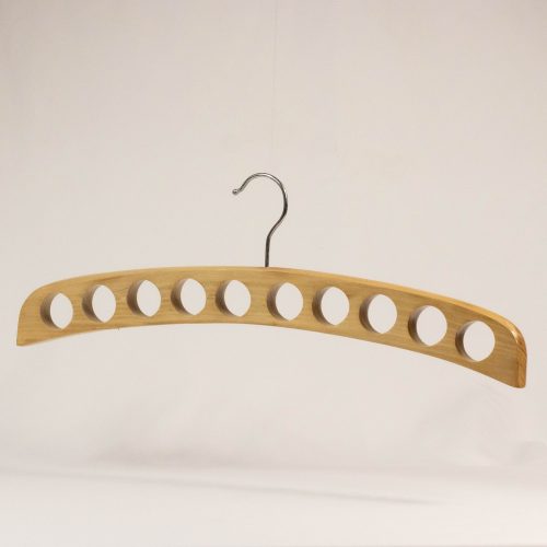 nature wood scarf hanger with 10 holes hanging,household item,home decor design,care your scarf without damage,inner circle well polishing,friendly UV painting